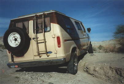 Mark's van from the rear